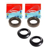 Retentor De Bengala + Guarda Pó Haojue Dk150 Dk 150 Fi (par)