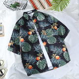 Retro Hawaiian Short Sleeved Shirt For
