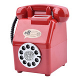 Retro Telefone Piggy Bank Dial Telefone