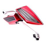 Retrovisor Base Aluminio Vermelho Hornet Xj6 Z750 Cb300
