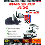 Retrovisor Celta E Prisma 2007 08 09 10 11 12 C/c Retrovex