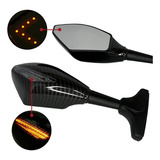 Retrovisor Com Pisca Seta Led Universal Motos Carenadas