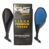 Retrovisor F800 Rosca Honda Giro 360 Gvs Original Lente Azul