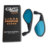 Retrovisor Gvs Bmw F800 Rebaixado 90° Honda Convexo Azul