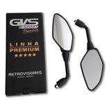 Retrovisor Gvs Moto Mt 03 07 09 Fixo Yamaha Lente Convexa