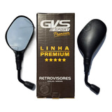 Retrovisor Xt660 Fixa Rosca Yamaha Azul Antireflexo Par