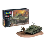 Revell 03294 - Tanque Russo T-34/76 Model 1940 Ww2 - 1/76