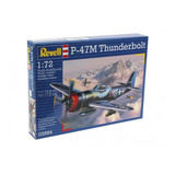 Revell 03984 Avião P-47m Thunderbolt 1/72 67 Peças Nível 3