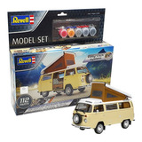 Revell 67676 Vw T2 Camper 1/24 Easy-click & Model Set 