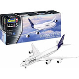 Revell Boeing 747-8 Lufthansa New Livery 1/144 Nível 5 03891
