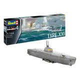 Revell German Submarine Type Xxi 1/144 Nível 4 05177