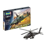 Revell Helicoptero Ataque Apache Ah-64a 1/100 - 04985 56pçs