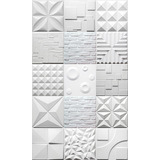 Revestimento 3d Parede Placas Decoracao 50cm 50cm Kit 2m²