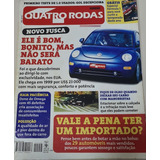 Revista 4 Quatro Rodas 452 Março 1998 - Fusca Ranger Palio