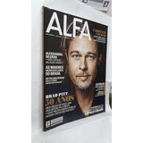 Revista Alfa Fevereiro De 2013 - Brad Pitt 50 Anos