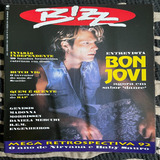 Revista Bizz 89 Bon Jovi Fichas Mercury Madonna Rem