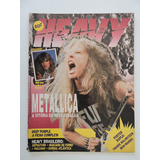 Revista Bizz Heavy - Metallica - Poster Iron Maiden