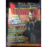 Revista Gamers Gta 4 Detonado Proibido N 75 + Poster Coleção
