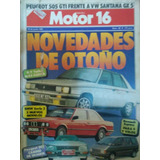 Revista Motor 16 Nº88 1985 Santana, Peugeot, Golf Gti, Bmw 