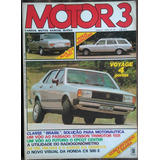 Revista Motor 3 Nº33 Março 1983 Alfa 2300, Voyage 4 Portas 
