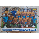Revista Placar 361 Pôster Seleção Brasileira 1977 + Escudos 
