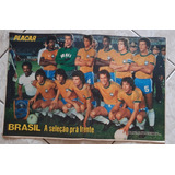 Revista Placar 475 Pôster Seleção Brasileira 1979 