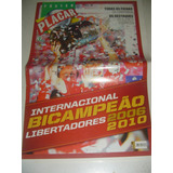 Revista Placar Mega Poster Inter B Campeão Libertadores 2010
