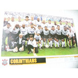 Revista Placar Só Poster Corinthians Campeão Paulista 2001