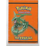 Revista Pokemon Esmeralda Tcg Livro Ilustrado Rayquaza