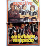 Revista Poster Corinthians Campeão 77 Tamanho