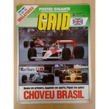 Revista Pôster Grid 945 Piquet Gp Inglaterra 127y