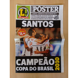 Revista Pôster Santos Campeão Copa Do