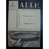 Revista Programa Futebol Fluminense X Bangu 1959 Maracanã