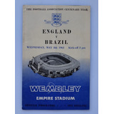 Revista Programa Oficial Futebol Brasil X Inglaterra 1963 1