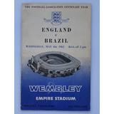 Revista Programa Oficial Futebol Brasil X Inglaterra 1963 2