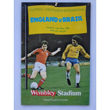 Revista Programa Oficial Futebol Brasil X Inglaterra 1981
