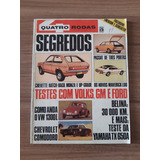 Revista Quatro Rodas 177 Abr 75 Belina Chevette Fusca Passat