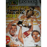 Revista-pôster Lance! : Santos Campeão Paulista