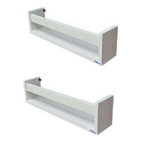 Revisteiro De Parede Suporte Porta Revista 70cm Gigante 2pç