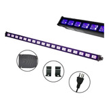Ribalta Led Luz Negra Uv Efeito Neon 100cm 18 Leds 110v/220v