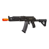 Rifle Airsoft Aeg Rk74-e Ak47 Full Metal Gatilho Eletrônico