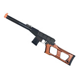 Rifle Airsoft Aeg Vss Vintorez Full Metal E Madeira - Lct