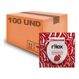 Rilex Gel Lubrificante Íntimo Caixa Com 100 Sachês 5g Sabor Morango