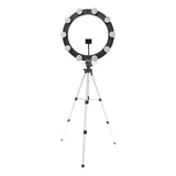 Ring Light 10 Lampadas Led 2em1 + Tripé 1,50 + Kit Selfie