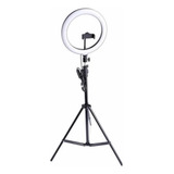 Ring Light 12 30cm 160 Leds + Tripé 2m + Suporte Celular