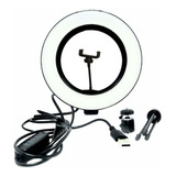 Ring Light De Mesa Iluminador Led Tripé