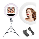 Ring Light Iluminador Anel Luz 36cm 14 Polegadas C/tripé 2,1