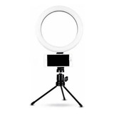 Ring Light Iluminador Luz Led Selfie Tripé Mesa