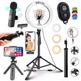 Ring Light Lapela Bluetooth iPhone Android