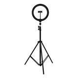 Ring Light Led Iluminador 26cm Completo 2,1m Tripé 210cm
